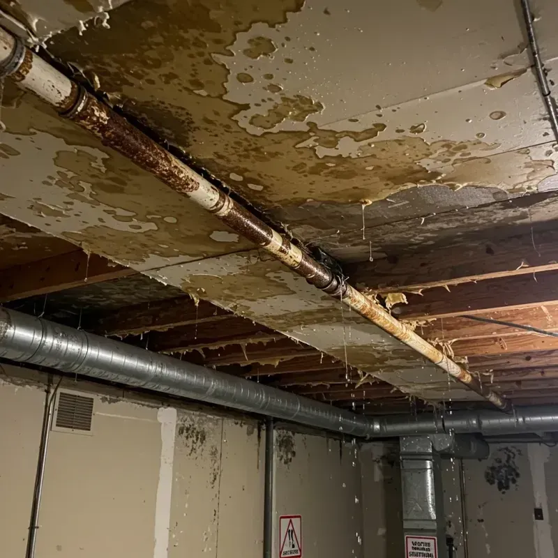 Ceiling Water Damage Repair in Long Beach, IN