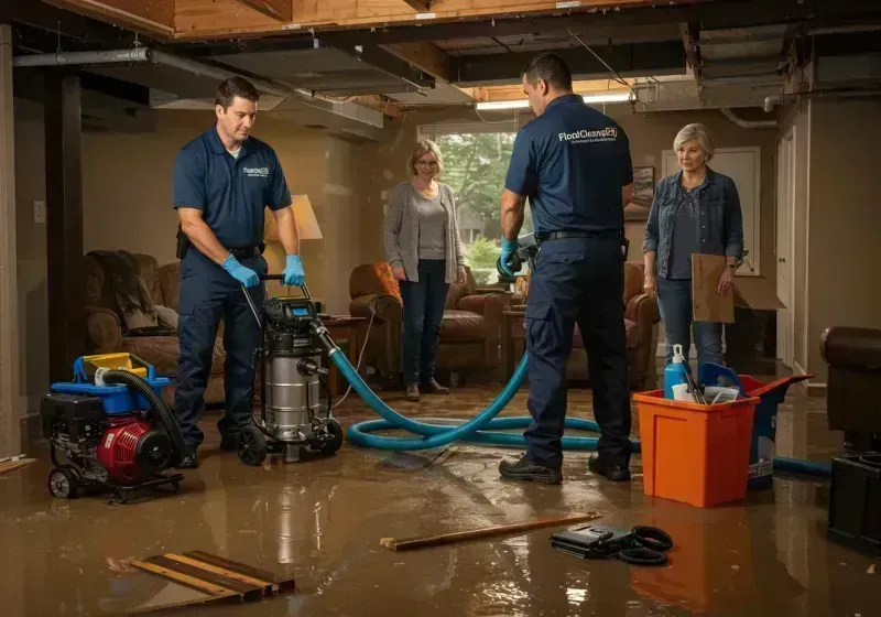 Basement Water Extraction and Removal Techniques process in Long Beach, IN