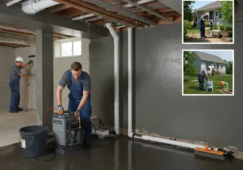 Basement Waterproofing and Flood Prevention process in Long Beach, IN